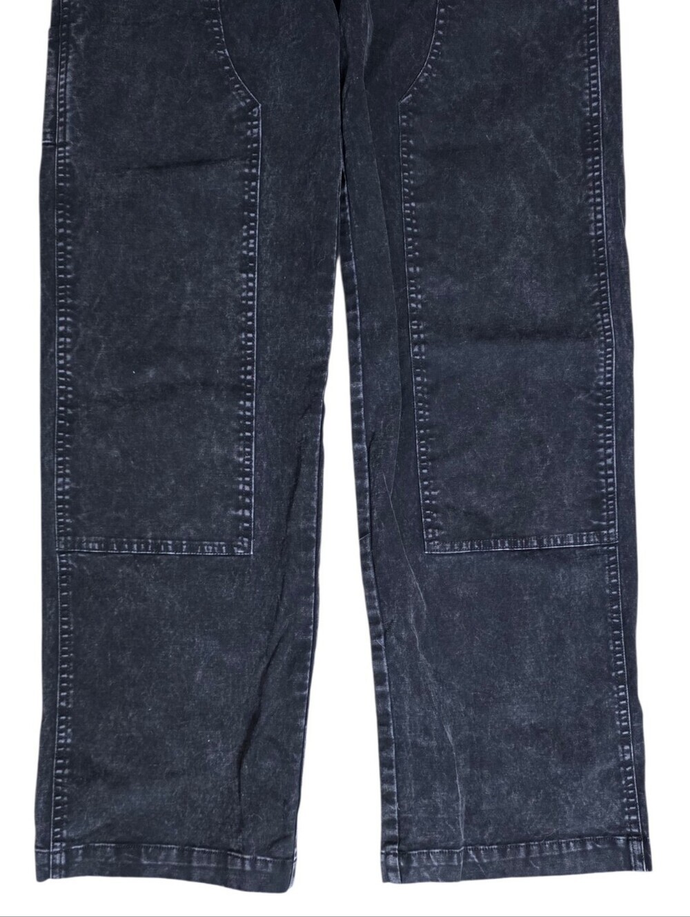 Empyre Brooke Mineral Wash Black Carpenter Pants with Pocket Details Size Small - Picture 6 of 10